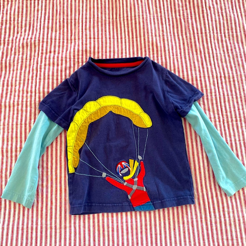 Mini boden boys Appliqué T-shirt (3-4 yrs)